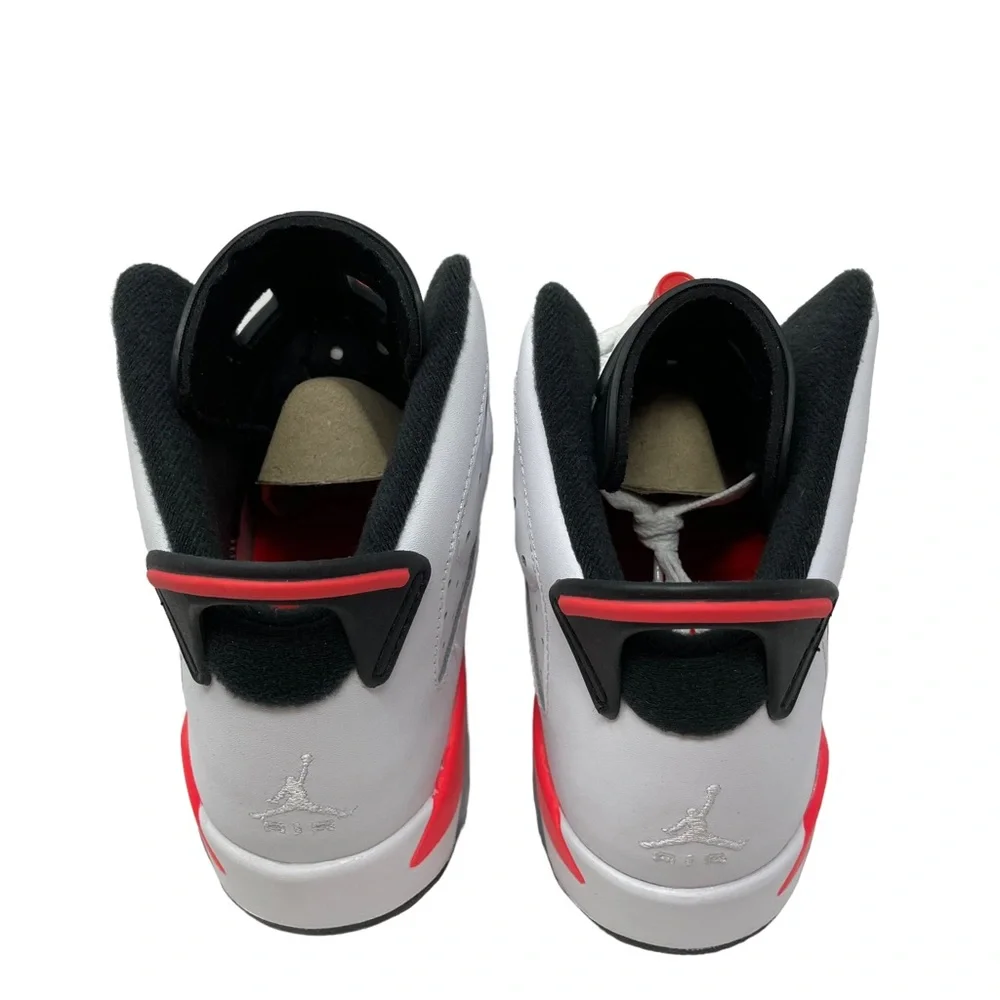 NIB Nike Air Jordan 6 Retro OG 7Y White Infrared Black 7‎